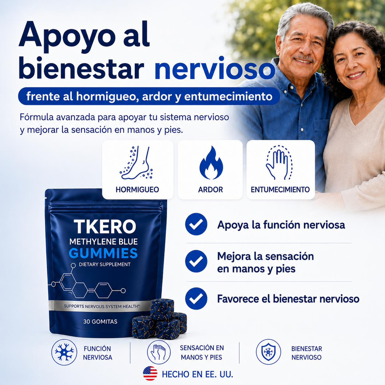 Gomitas de Azul de Metileno | Apoyo para el Bienestar Nervioso
