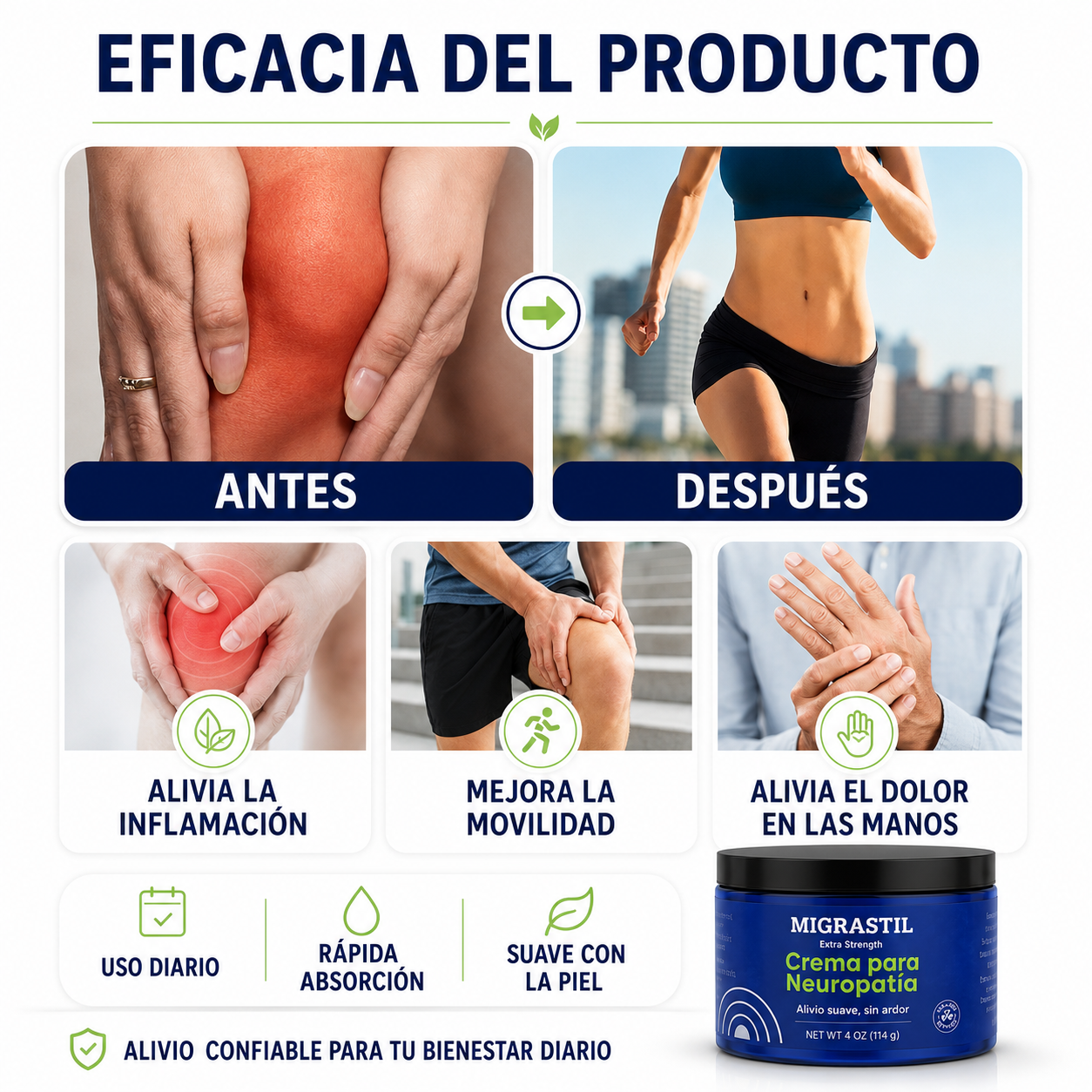 Crema para Neuropatía | Apoyo para el Bienestar Nervioso