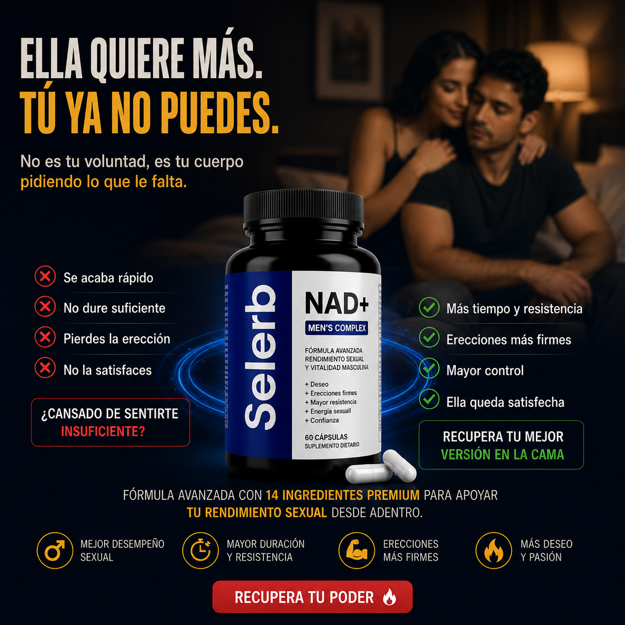 Selerb NAD+ / Aumenta tu Potencia Masculina