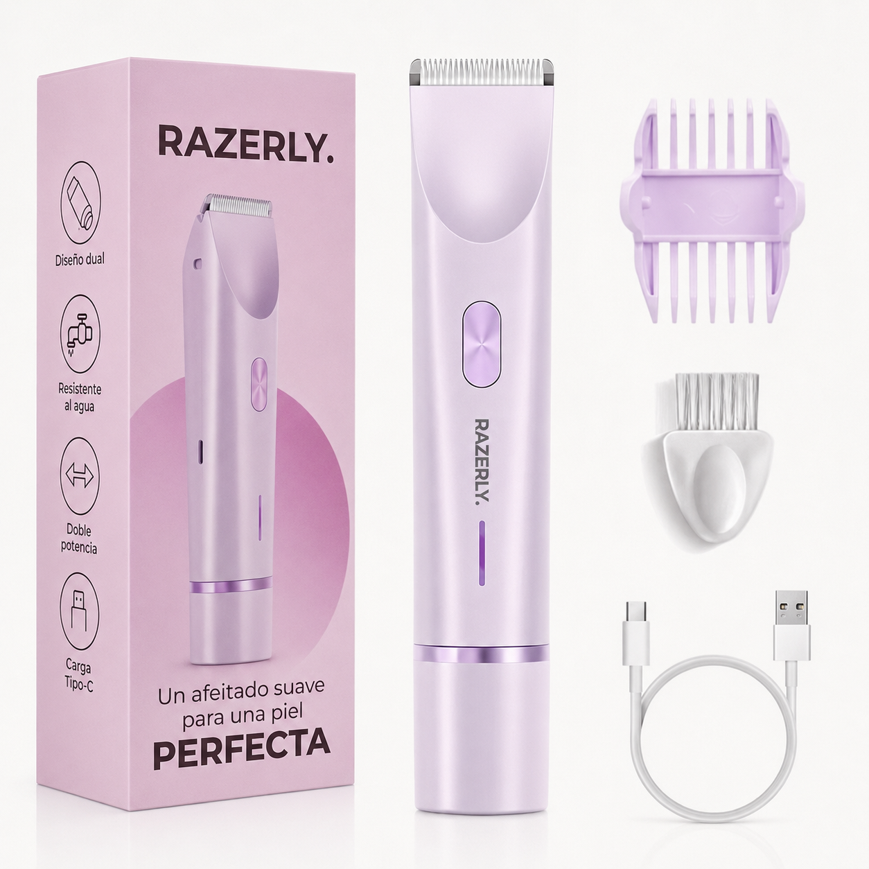 Maquinilla 2 en 1 para Bikini y Cuerpo Razerly™