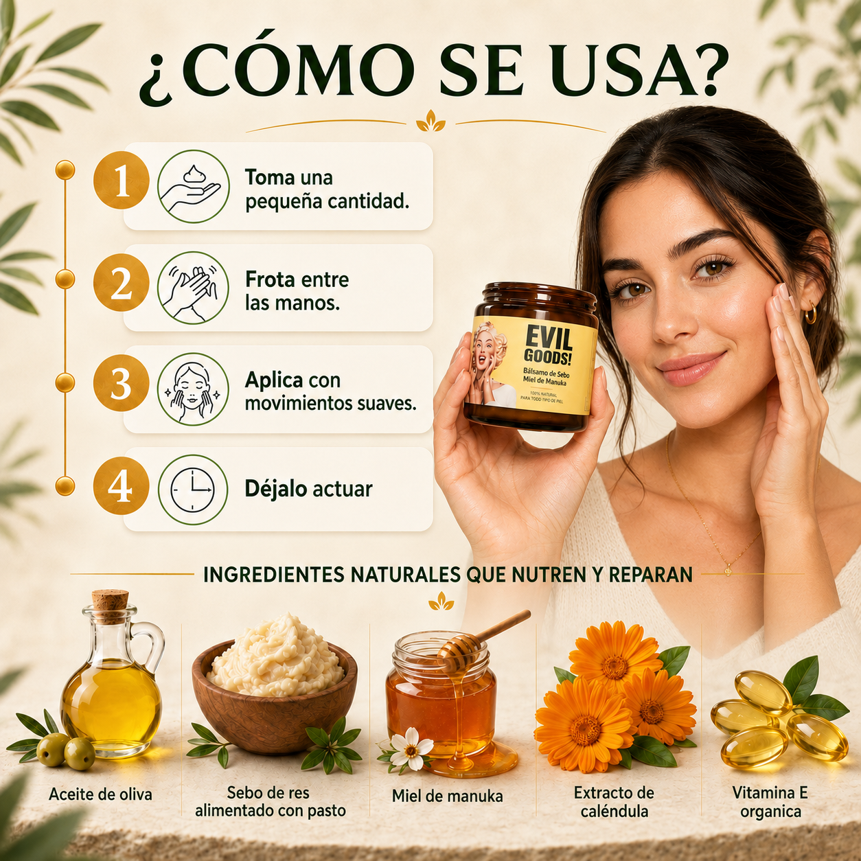 EVIL GOODS / La crema que calma, repara y protege