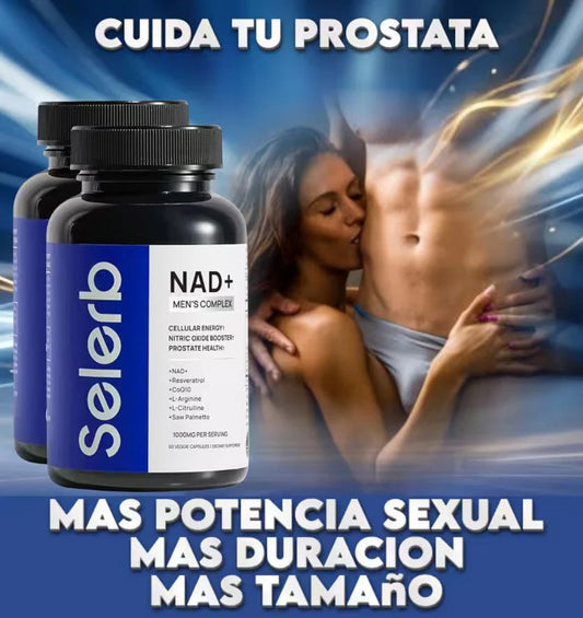Selerb NAD+ Cuida tu Próstata y Recupera tu Potencia en la Cama Sin Efectos Secundarios